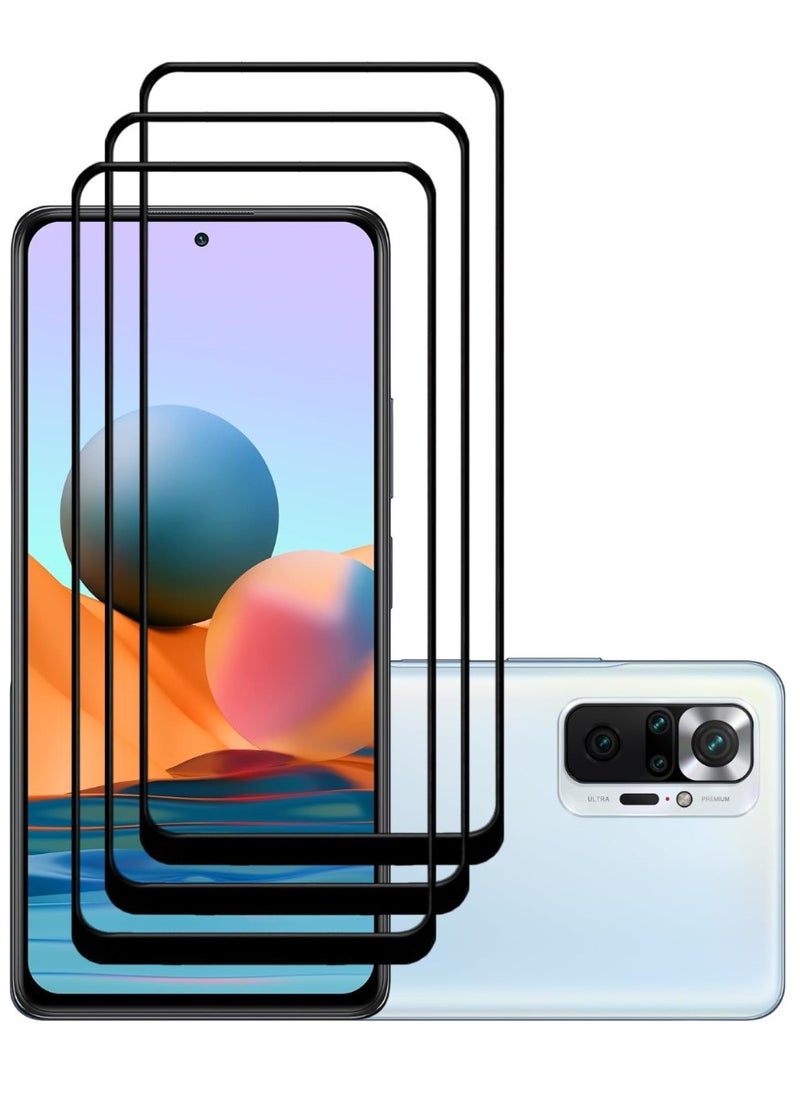 ACLIX 3 Pieces Antistatic ESD Dustproof Premium Quality High Definition Tempered Glass Screen Protector Designed For Xiaomi Redmi Note 10 Pro - Image 1
