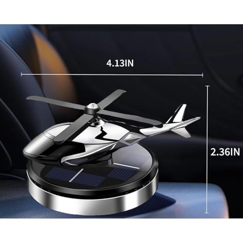 TASMAX car solar helicopter for car dashboard air freshener for car automatic solar toys for car dashboard car solar perfume With Auto Rotation Fan Aroma Diffuser cars accessories interior - Image 3