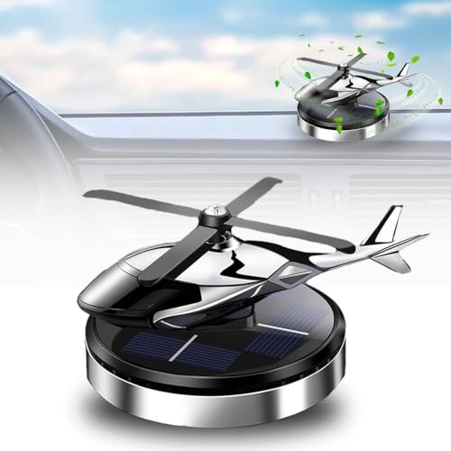 TASMAX car solar helicopter for car dashboard air freshener for car automatic solar toys for car dashboard car solar perfume With Auto Rotation Fan Aroma Diffuser cars accessories interior - Image 1