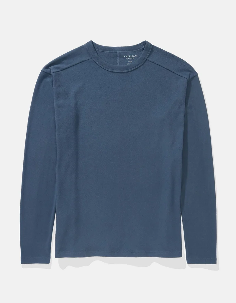 American Eagle AE Plush Long-Sleeve T-Shirt