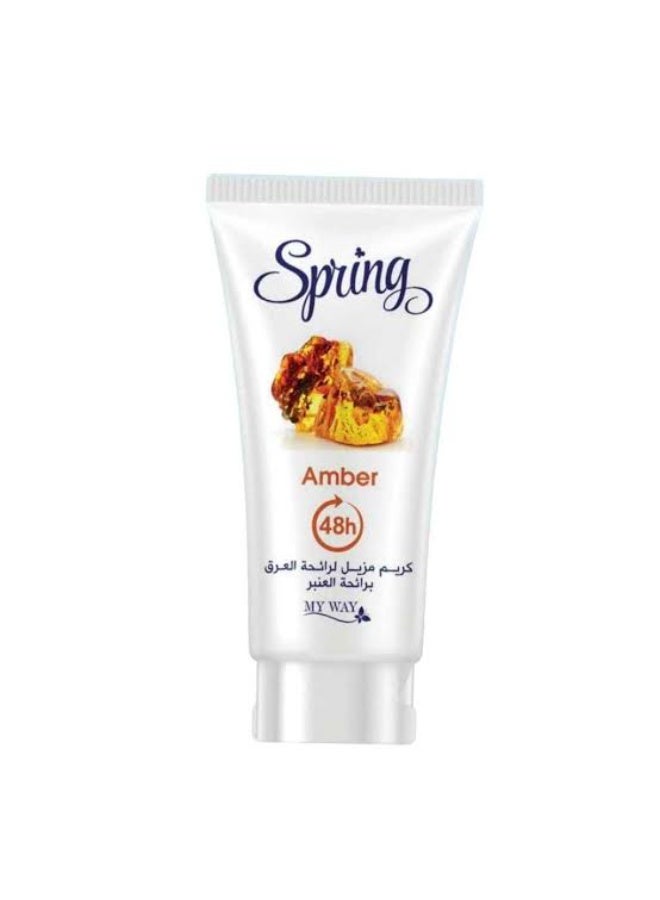 مزيل عرق كريم بالعنبر ٤٠جم