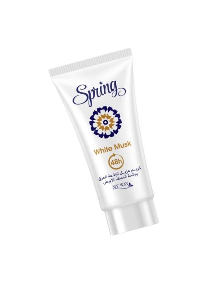 White musk Deodorant Cream 40gm