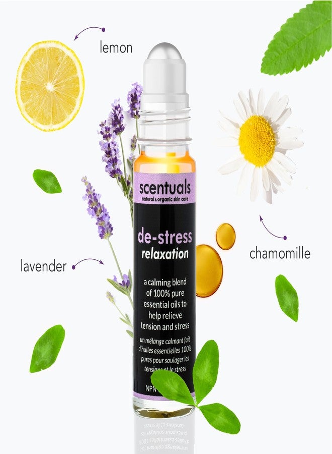 Scentuals Essential Oil Blend Roll On, Lavender Essential Oil, Chamomile, Neroli & Lemon Essential Oils, 100% Pure, Aromatherapy (9 ml | 0.3 oz) - Image 2