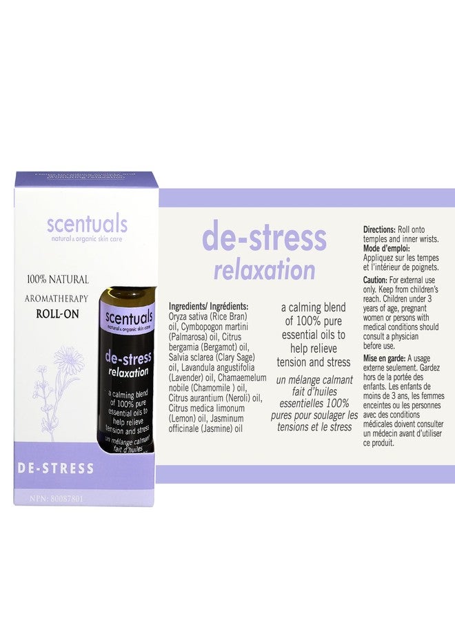 Scentuals Essential Oil Blend Roll On, Lavender Essential Oil, Chamomile, Neroli & Lemon Essential Oils, 100% Pure, Aromatherapy (9 ml | 0.3 oz) - Image 3