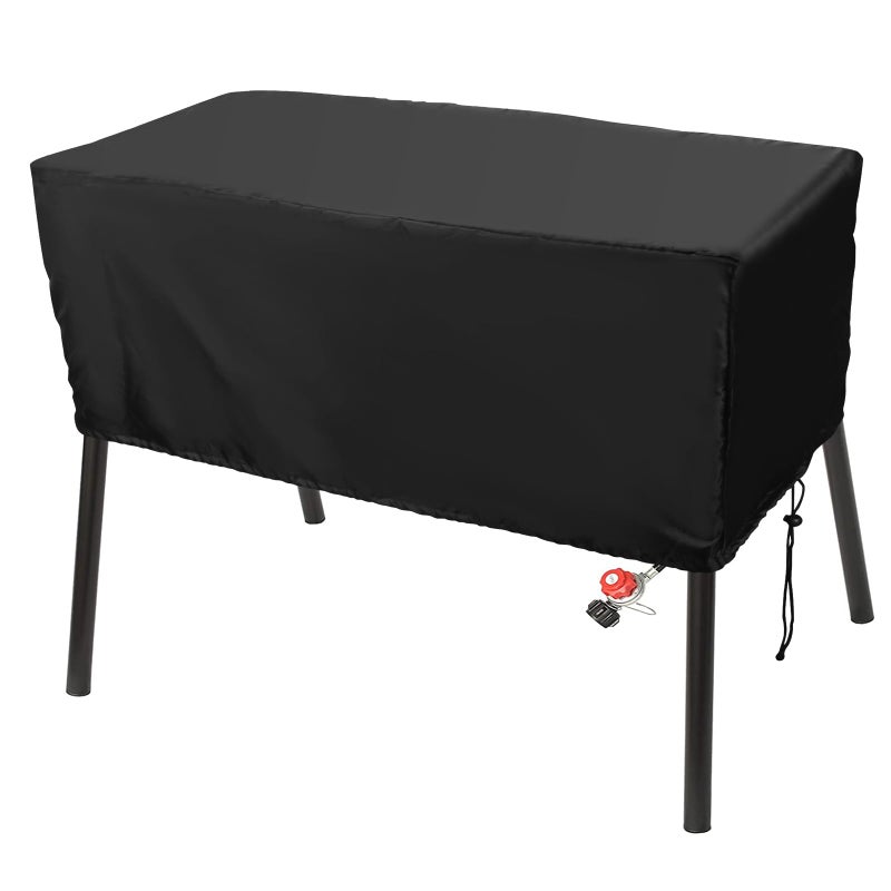 Luxiv HeavyDuty Patio Cover for Camp Chef 3 Burner Stove Waterproof Cover Black 43x16x16 - Image 2