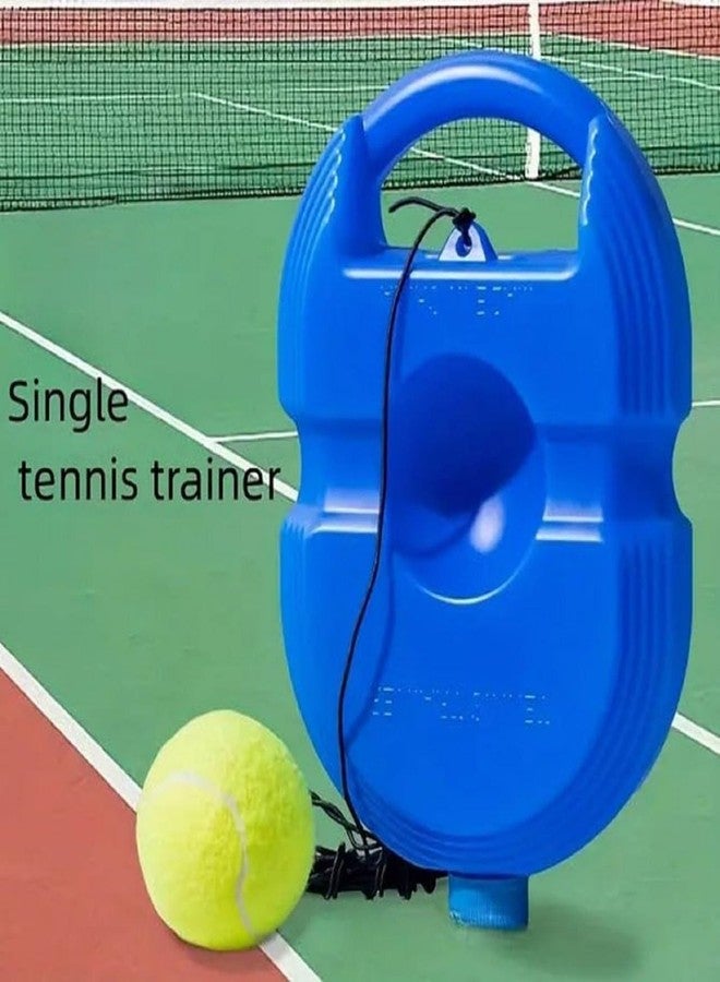 Riviox Tennis Training Aid with Rebound Ball, Solo Practice Equipment, Blue Base with Elastic String - Image 5