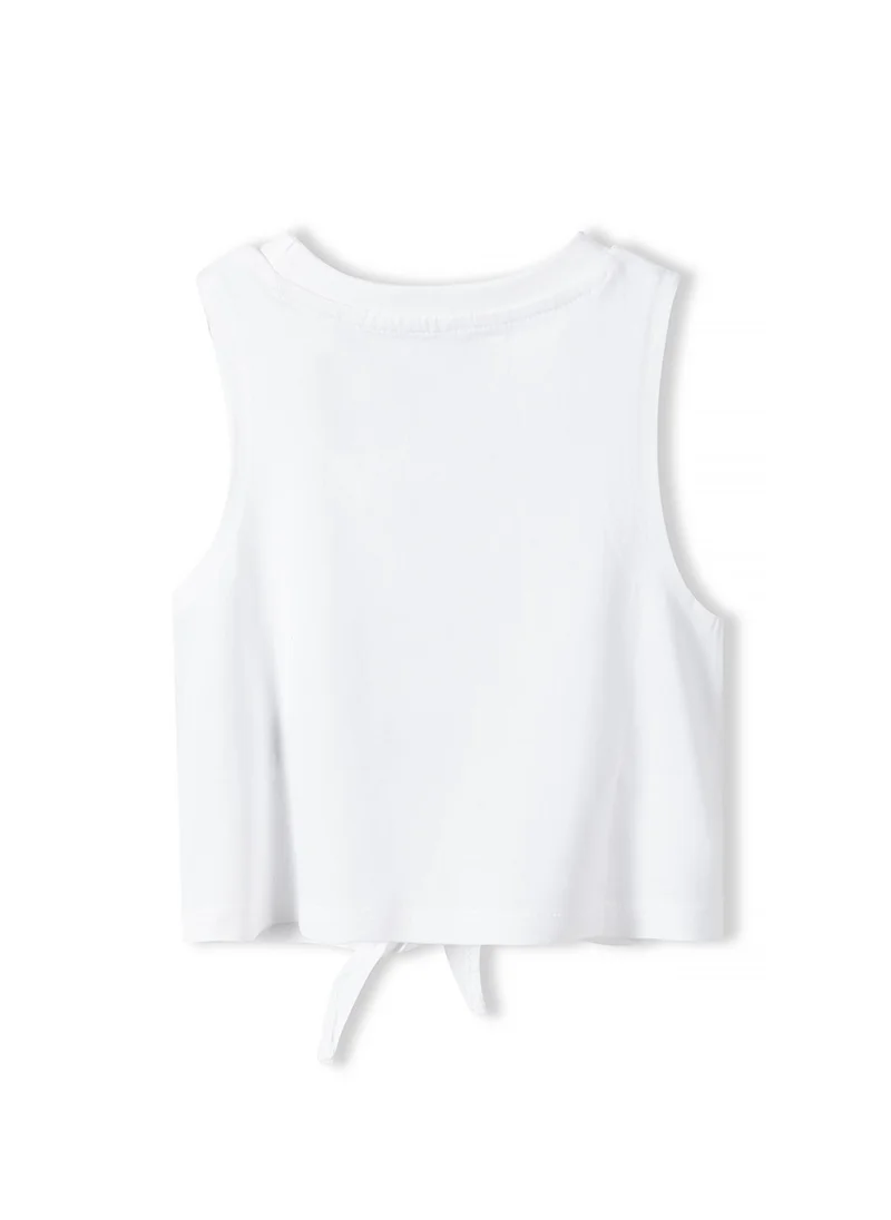 مينوتي Kids Girls Tie Front Vest
