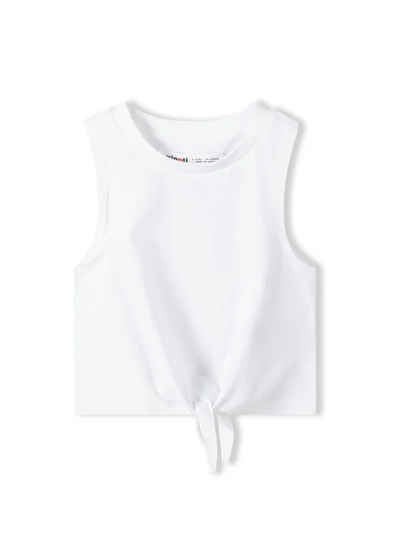 مينوتي Kids Girls Tie Front Vest