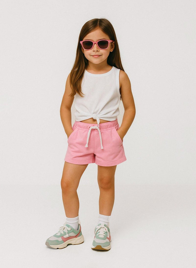 MINOTI Girls Sleeveless Top with Front Tie  - Image 1