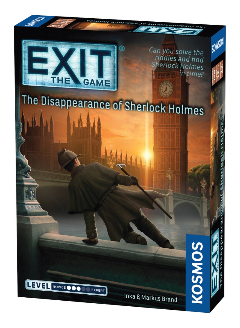 كوزموز Exit: The Disappearance Sherlock Holmes- Thames & Kosmos - Escape The Room in a Box - Co-op Game - 1 Player + - Image 1