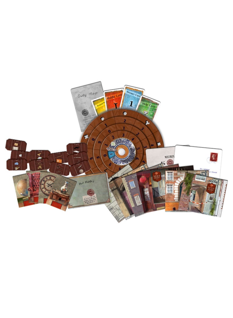كوزموز Exit: The Disappearance Sherlock Holmes- Thames & Kosmos - Escape The Room in a Box - Co-op Game - 1 Player + - Image 3