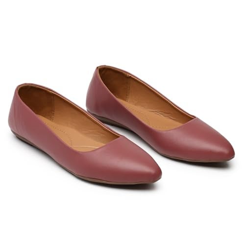 YUKI Comfortable Slip-On Belly Flats Stylish, Lightweight, Casual & Formal Wear Belly for Women Pink - Image 1