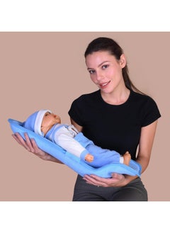 HOOPA HOOPA Infant Carrier Blue | Baby Carrier, Reclined Carrier, Feeding Pillow (Blue)  - Image 3