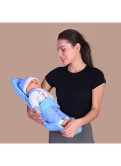 HOOPA HOOPA Infant Carrier Blue | Baby Carrier, Reclined Carrier, Feeding Pillow (Blue)  - Image 1