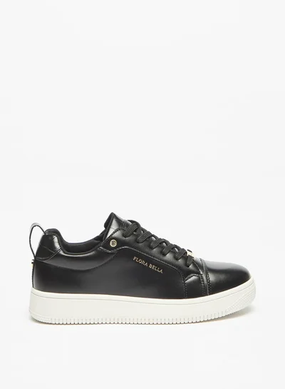 Flora Bella By Shoexpress Women's Solid Low Ankle Casual Shoes Sneakers With Lace-Up Closure