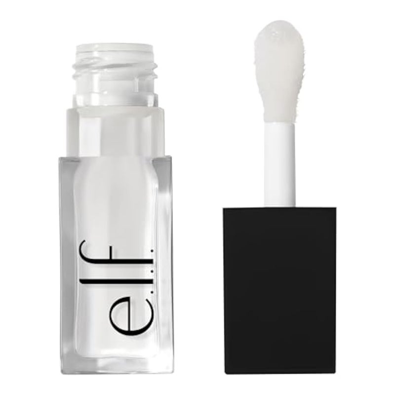 elf e.l.f. Glow Reviver Lip Oil, Nourishing Tinted for High-Shine Finish, Infused With Jojoba, Vegan & Cruelty-Free, Crystal Clear - Image 1
