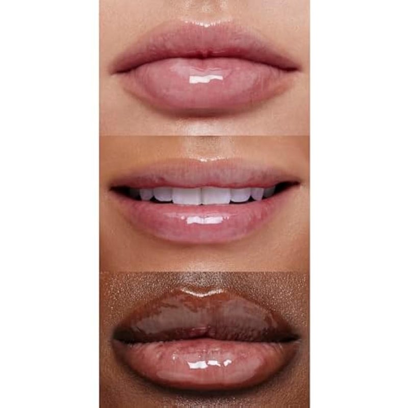 elf e.l.f. Glow Reviver Lip Oil, Nourishing Tinted for High-Shine Finish, Infused With Jojoba, Vegan & Cruelty-Free, Crystal Clear - Image 4