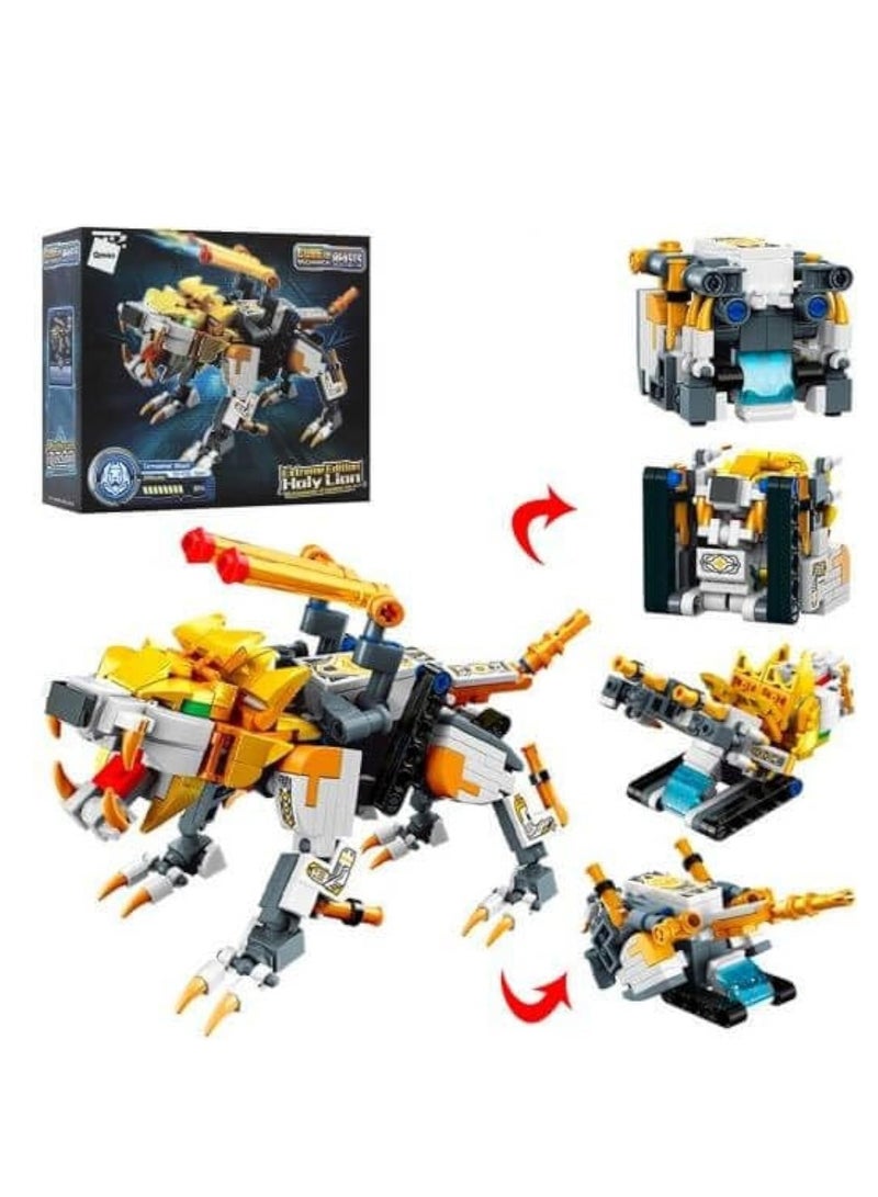 Qman Holy Lion (273 PCS) - Mighty Sacred Lion Building Set for Kids