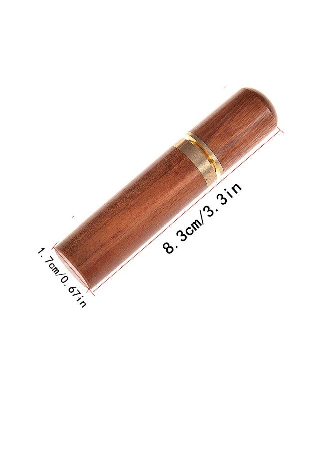 2 Pcs Portable Wooden Sewing Needle Case Toothpick Storage Container Box - Image 3