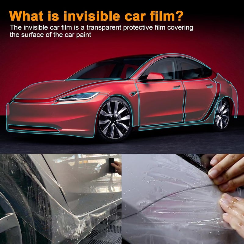 FDAIUN Precut Gloss Clear TPU Protective Film for Tesla Model Y - Image 3