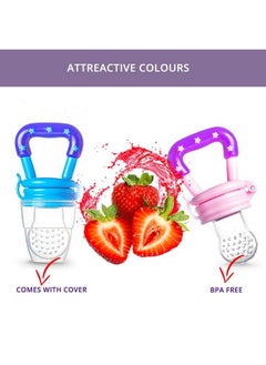 Safe-O-Kid Safeokid Pack Of 1 Bpa Free; Veggie Feed Nibbler; Fruit Nibbler Silicone Food; Soft Pacifier Feeder For Baby (M Size For 69 Months Babies) Pink  - Image 5
