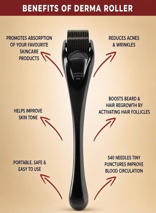EASYMART Roller For Face Acne Scars, Skin Ageing & Hair Regrowth (0.5 MM) - Image 4