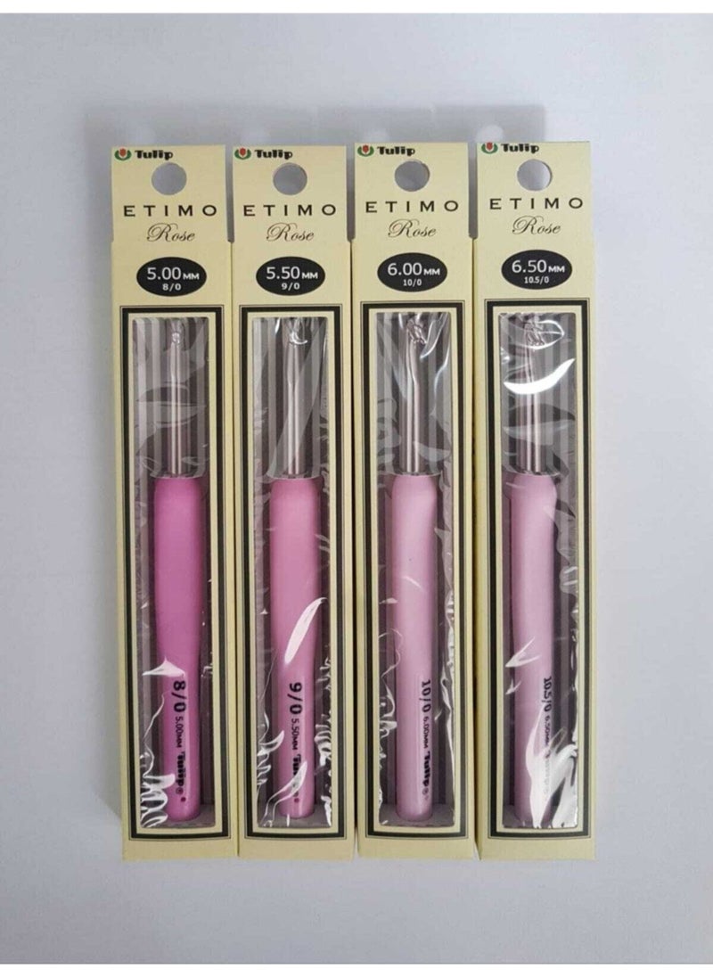 Tulip Etimo Rose Crochet Set of 4 