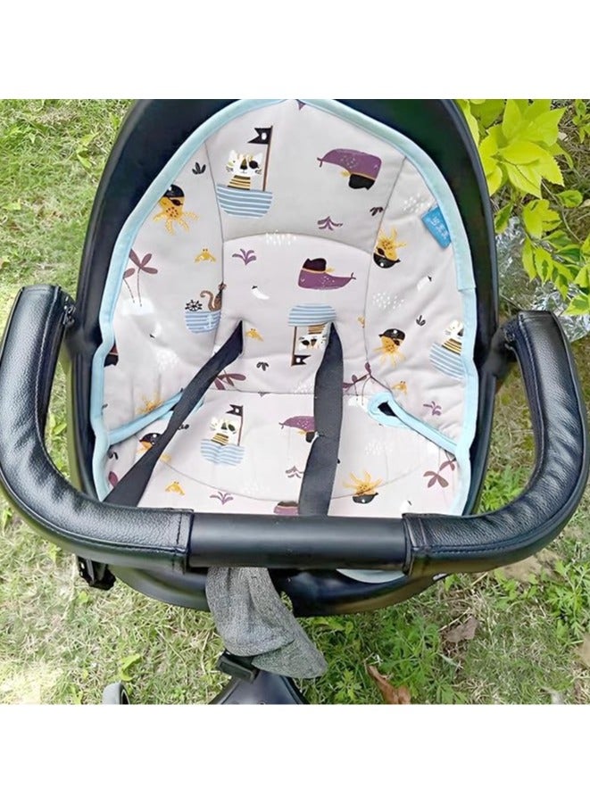 Stroller Handlebar Cover | Leather Handle Grip Replacement,Leather Handle Sleeve Cover Compatible Zipper-Opening, Stroller Accessories, PU Sleeve Protect Case For Armrest