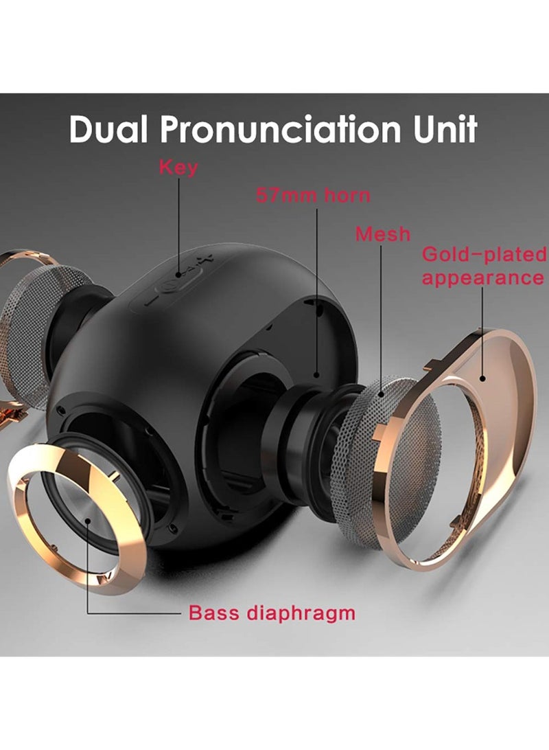 Music Pioneer X6 Portable Wireless Speaker - Deep Bass, TWS Stereo, Built-In Mic for Calls - FM Radio, TF Card, USB Playback - Ideal for Travel and Outdoor Use - Image 3