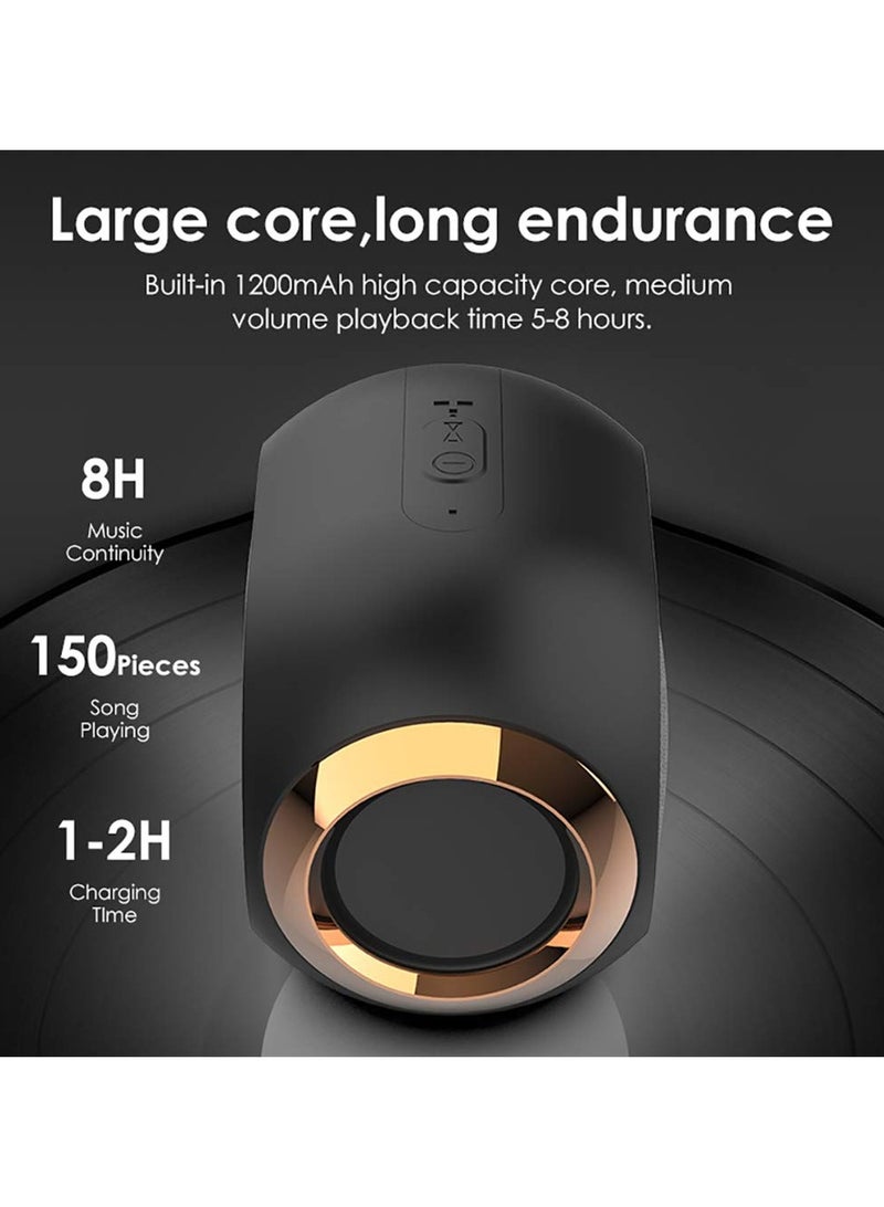 Music Pioneer X6 Portable Wireless Speaker - Deep Bass, TWS Stereo, Built-In Mic for Calls - FM Radio, TF Card, USB Playback - Ideal for Travel and Outdoor Use - Image 4