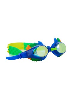 Bling2O Dylan Rex the Dino Royal Kids Swimming Goggles - Ages 5+ - Anti Fog, No Leak, Non Slip, UV Protection - Hard Travel Case - Lead and Latex Free  - Image 1