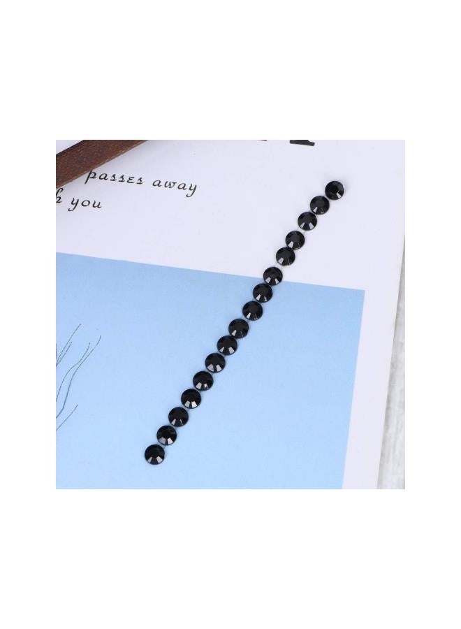 كلاراكو أحجار الراين اللاصقة ذاتية اللصق باللون الأسود مقاس 5 مم، 234 قطعة - Image 3