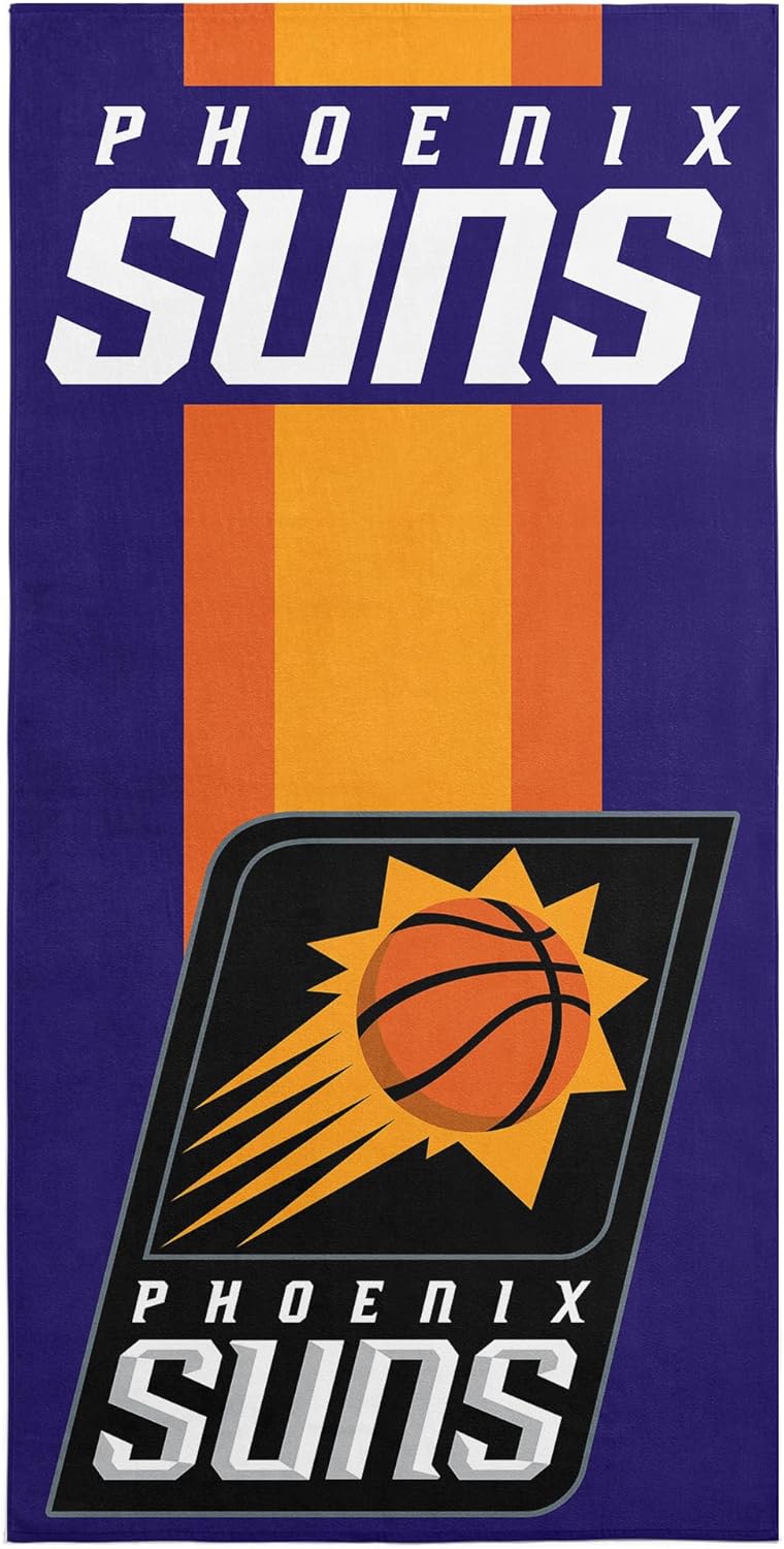 Northwest Officially Licensed NBA "Zone Read" Beach Towel, 30 X 60 Inches, Multi Color - Image 1