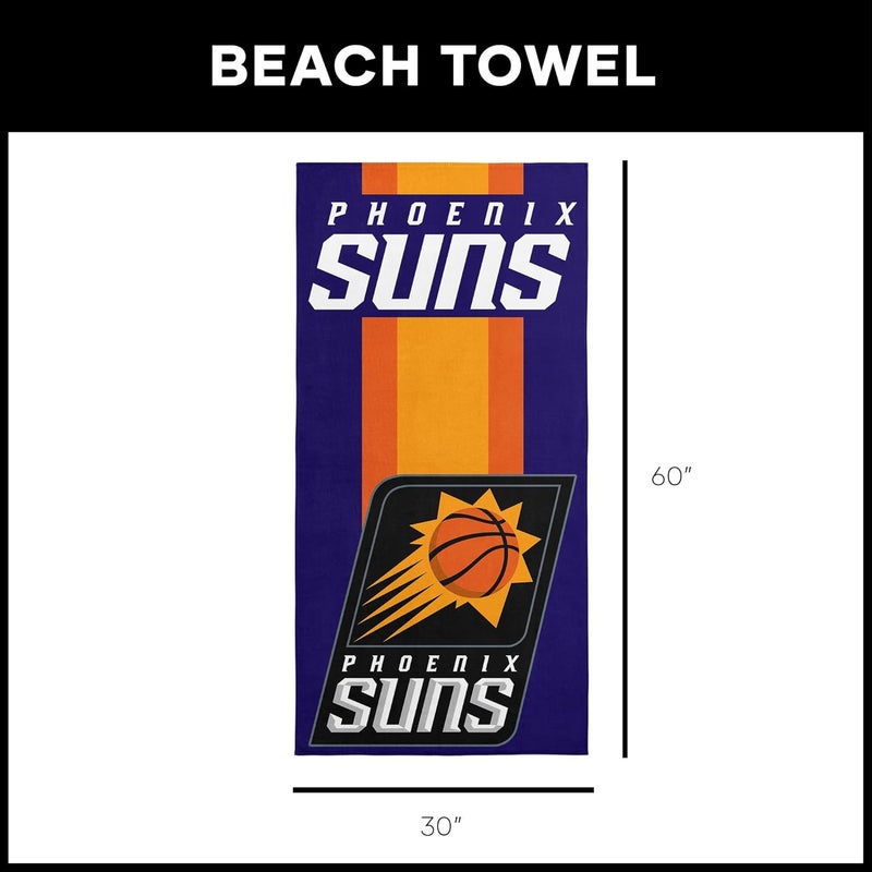Northwest Officially Licensed NBA "Zone Read" Beach Towel, 30 X 60 Inches, Multi Color - Image 4