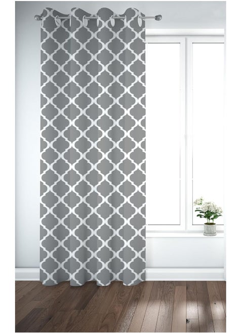 Cartela Print Curtain Grommet PR1233q-4W (1 panel)