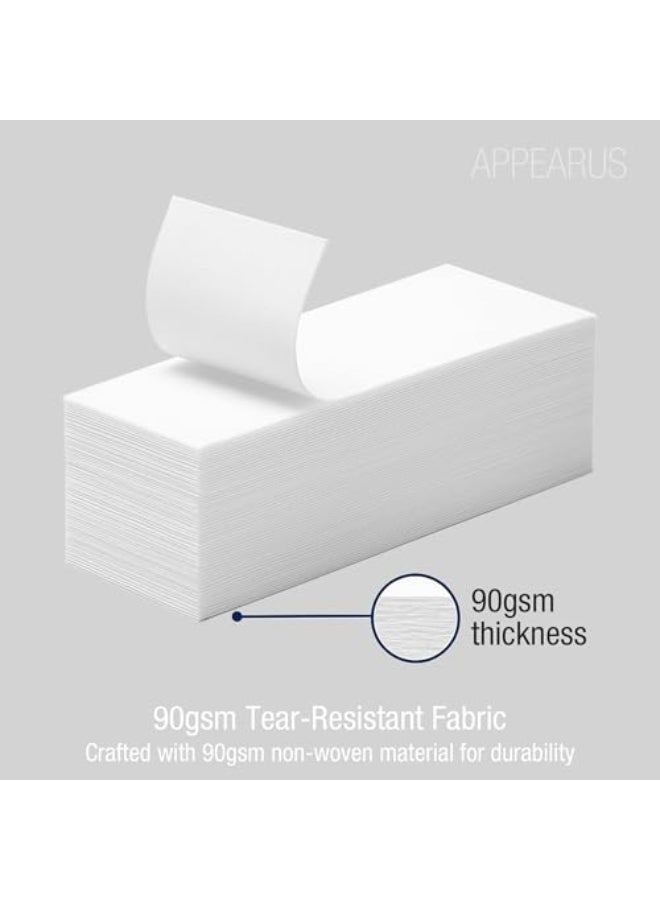 Appearus 250Count Large 3x9 NonWoven Waxing Strips 90 gsm TearResistant LintFree Epilating Strips for Face Body Compatible with All Soft Waxes Professional SpaGrade Hair Removal - Image 3