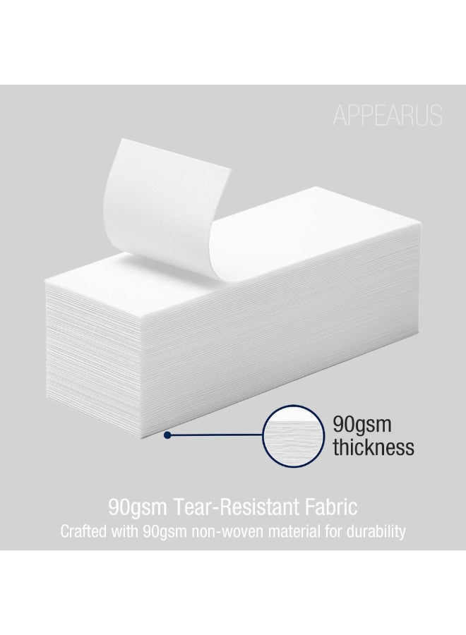 Appearus 250Count Large 3x9 NonWoven Waxing Strips 90 gsm TearResistant LintFree Epilating Strips for Face Body Compatible with All Soft Waxes Professional SpaGrade Hair Removal - Image 4