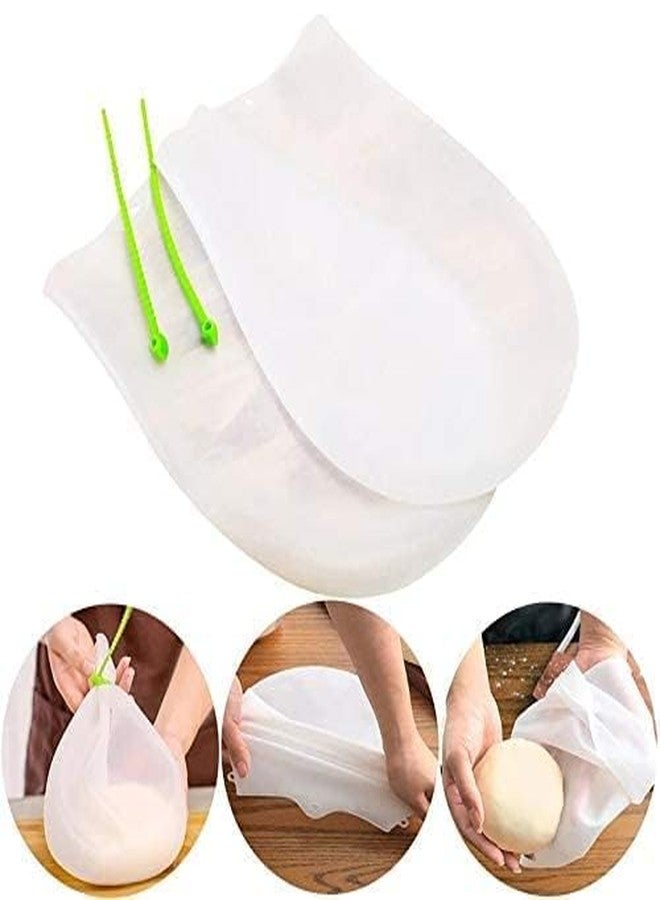 PIHARVA Silicon Atta Kneading Dough Maker Bag, Silicone Preservation Magic Kneading Bag for Mixer for Bread, Pastry, Pizza & Tortilla Flour-Mixing Best Non-Toxic Multifunctional Cooking Tool - Image 2