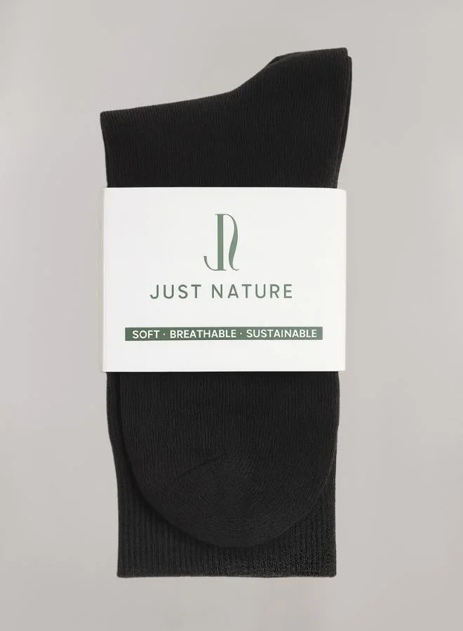 Just Nature Black Premium Business Socks for Men | Best Price UAE