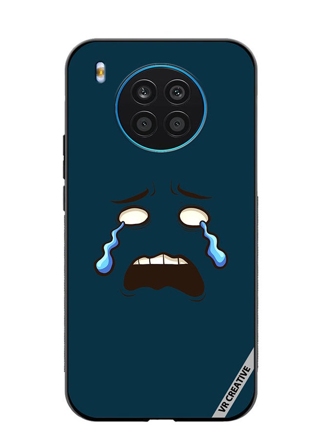 VR CREATIVE - Protective Case Cover For Honor 50 Lite Crying Face Design Multicolour - Image 1