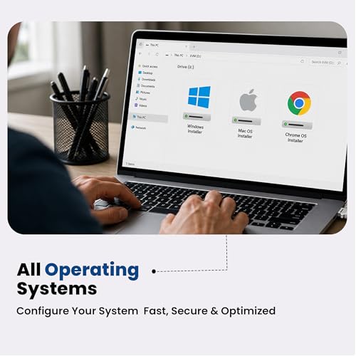 EVM EnStore 128GB USB 2.0 High-Capacity Durable Metal Flash Drive | Dependable 15MB/s Read|Rugged Premium Metal Body | Seamless Plug & Play | Laptop Desktop Car Stereo |10 Years Warranty (EVMPD/128GB) - Image 3