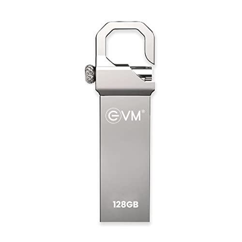EVM EnStore 128GB USB 2.0 High-Capacity Durable Metal Flash Drive | Dependable 15MB/s Read|Rugged Premium Metal Body | Seamless Plug & Play | Laptop Desktop Car Stereo |10 Years Warranty (EVMPD/128GB) - Image 1
