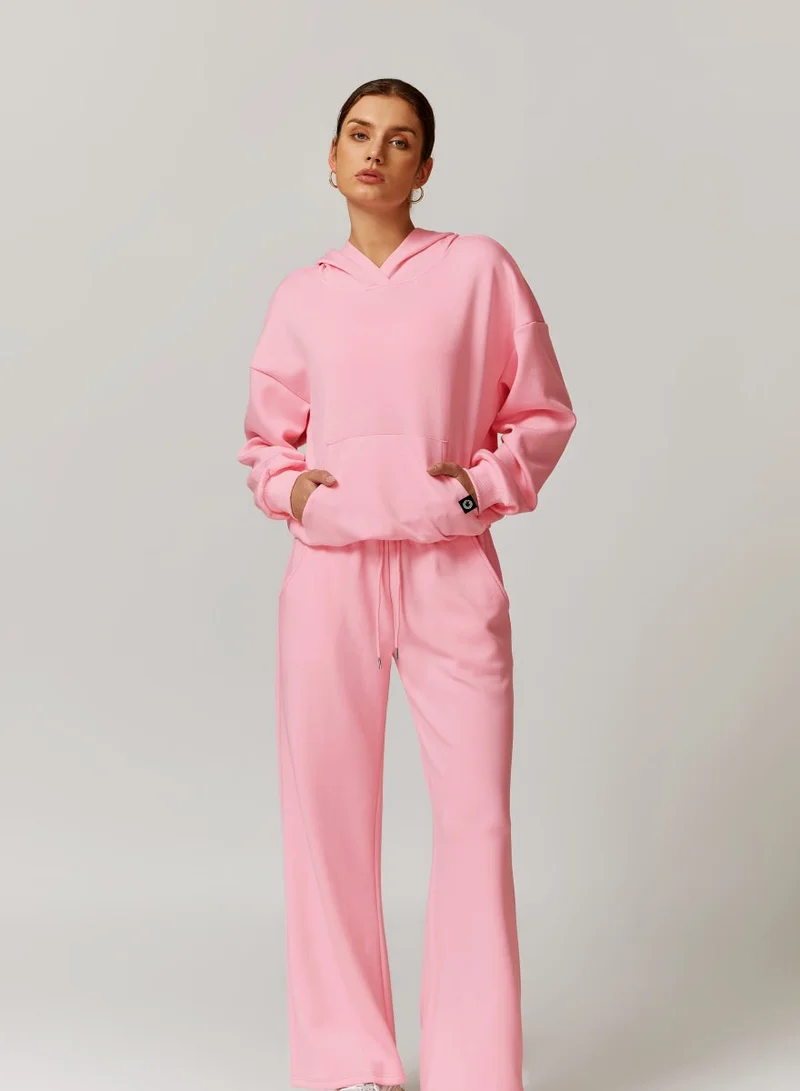 Kawn.yoga Orchid Pink Womens Loose Fit Hoodie for Women | Best Price UAE