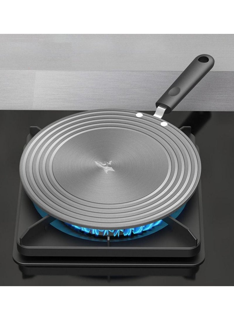 DubaiGallery Gass Stove Heat Conduction Plate With Handle Heat Diffuser Non-slip Design Heat-absorbing Aluminum Defrost Plate  - Image 1