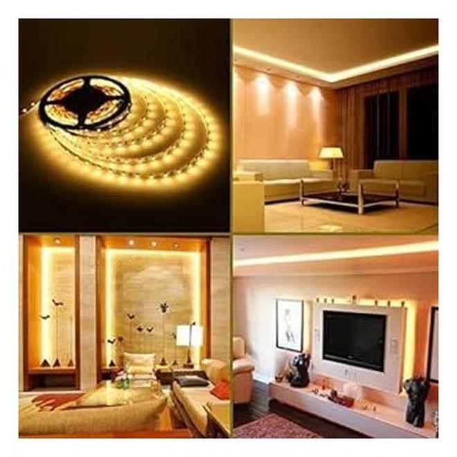 general Warm yellow LED strip light 10 meters with extension