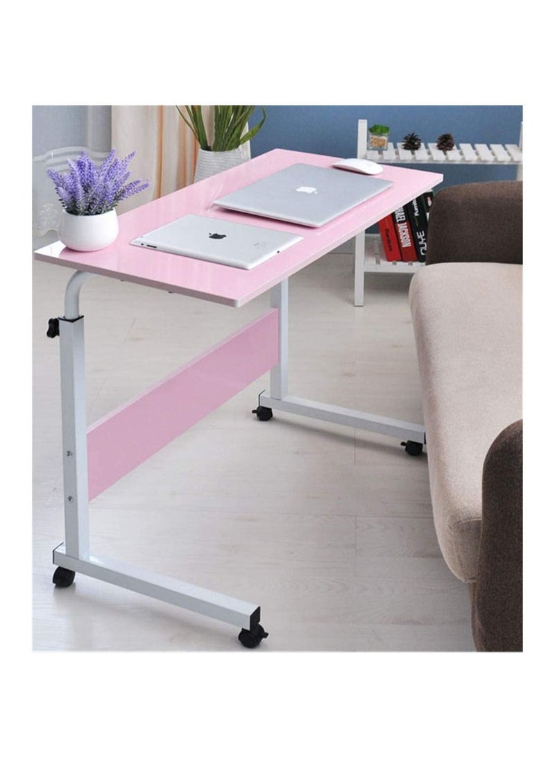 طاولة سرير جانبية قابلة للتعديل مع عجلات طاولة محمولة فوق السرير لعربة اللابتوب - Image 4