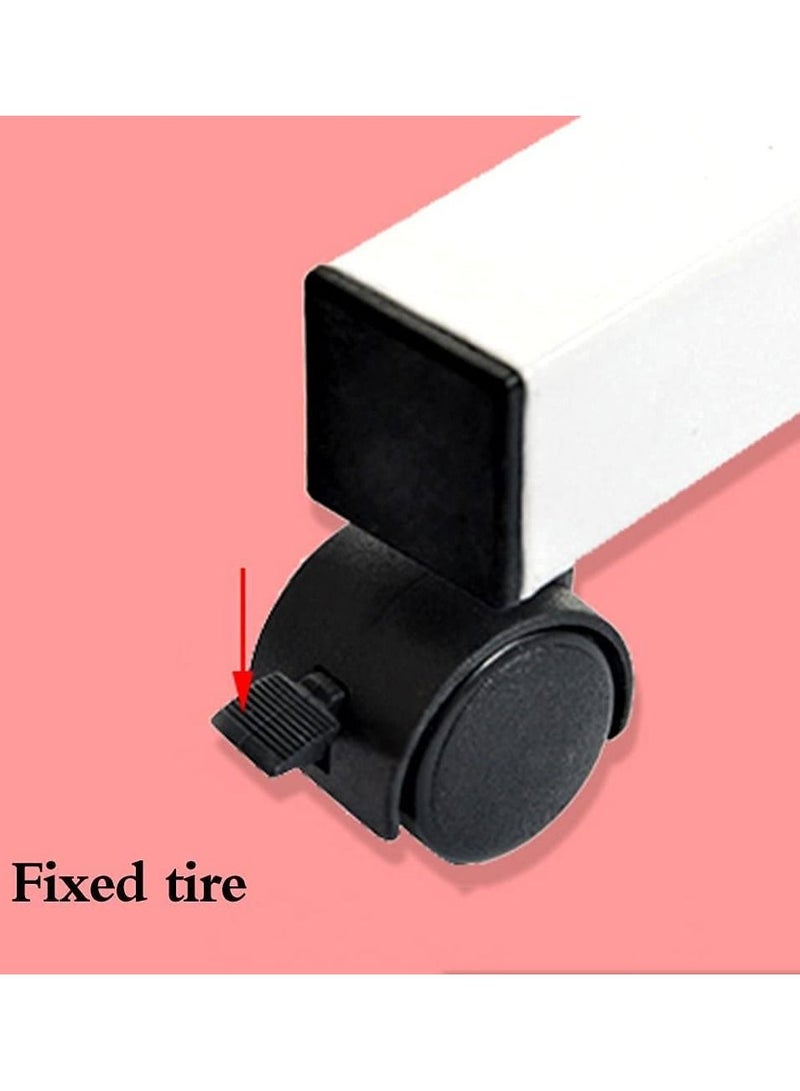 طاولة سرير جانبية قابلة للتعديل مع عجلات طاولة محمولة فوق السرير لعربة اللابتوب - Image 5