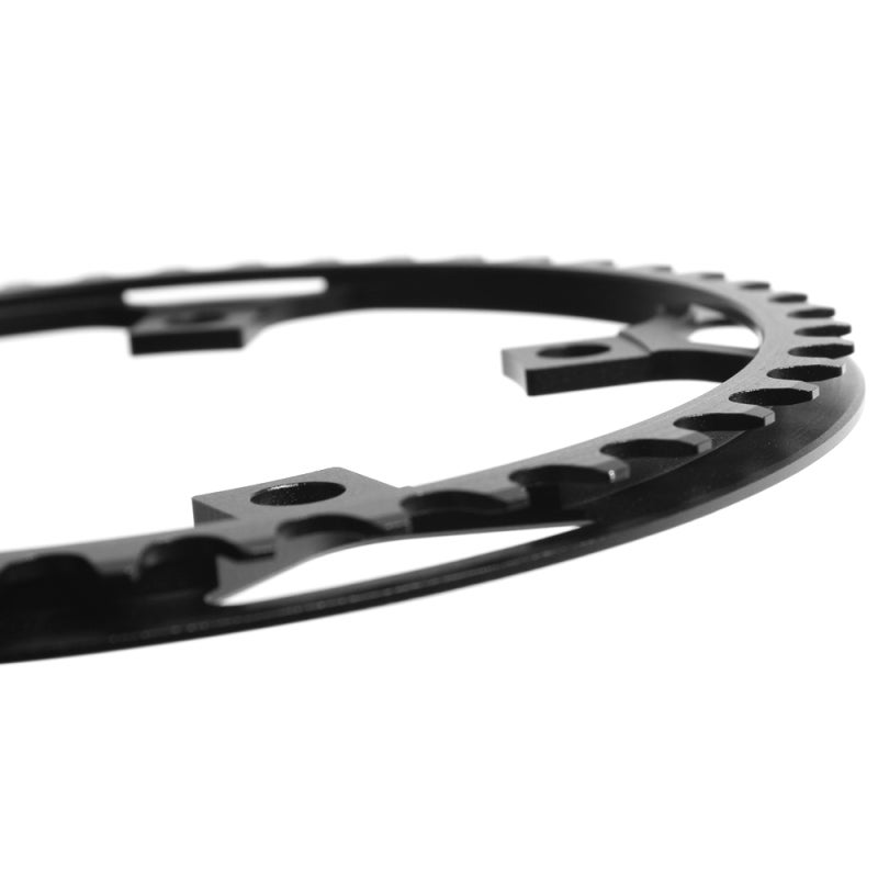 Litepro Chainring 47T Black 7075-T6 Aluminum Alloy Forged Lightweight Strong Strength - 130mm BCD 5 Bolts Single Speed Chainring for Folding Bike - Image 4