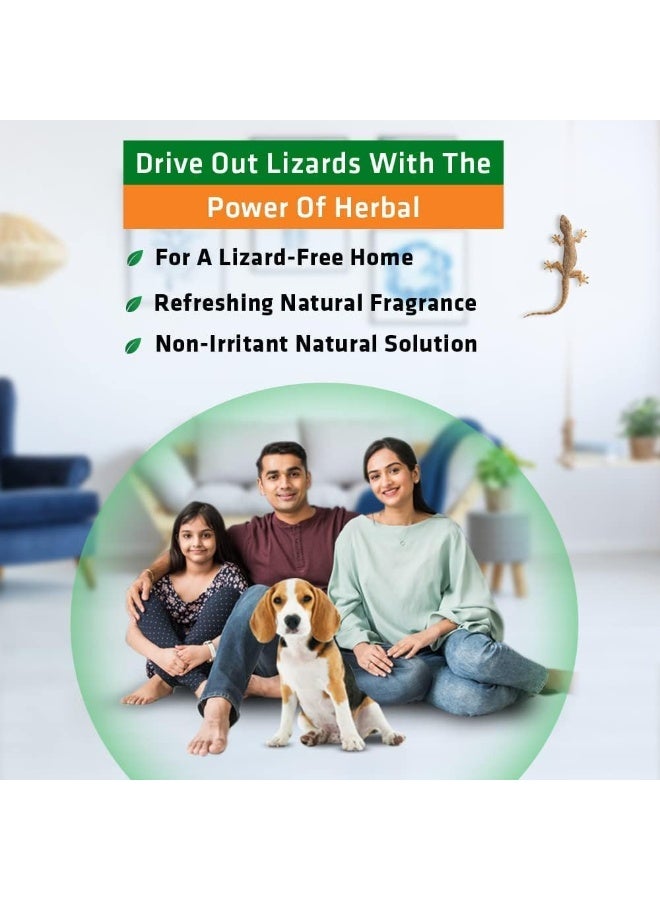 جيكو بخاخ جيكو الطبيعي لطرد السحالي، قطعتان - تركيبة نباتية للاستخدام الداخلي والخارجي - طارد فعال للسحالي والزواحف في المنزل والحديقة... - Image 5