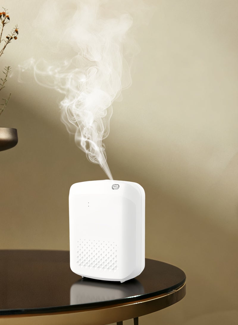 Necomi Smart Home Aromatherapy Diffuser, Bluetooth Hotel Series Diffuser, 400ml Waterless Essential Oil Diffuser, Cool Air Fragrance Diffuser, Air Freshener for Hotels, Offices, Homes, Spas, and Bathrooms (White) - Image 1
